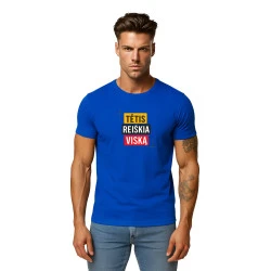 Zils T-krekls Tētis nozīmē visu