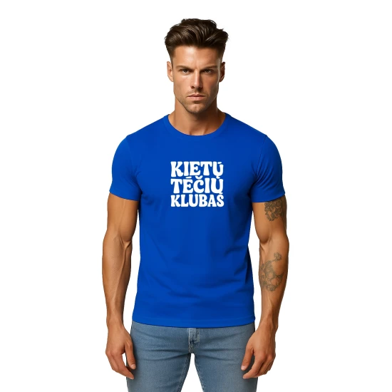 Vīriešu zils T-krekls Cool Dad (balts) PK4004