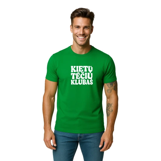 Vīriešu zaļš T-krekls Cool Dad (balts) PK4004