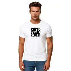 Vīriešu balts T-krekls Cool Dad (melns)