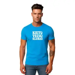 Vīriešu gaiši zils T-krekls Cool Dad (balts)