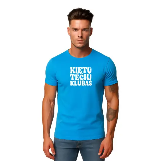Vīriešu gaiši zils T-krekls Cool Dad (balts) PK4004