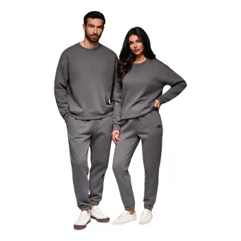 Pelēks unisex ikdienas kostīms Couple