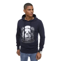 Vīriešu tumši zils džemperis Panda