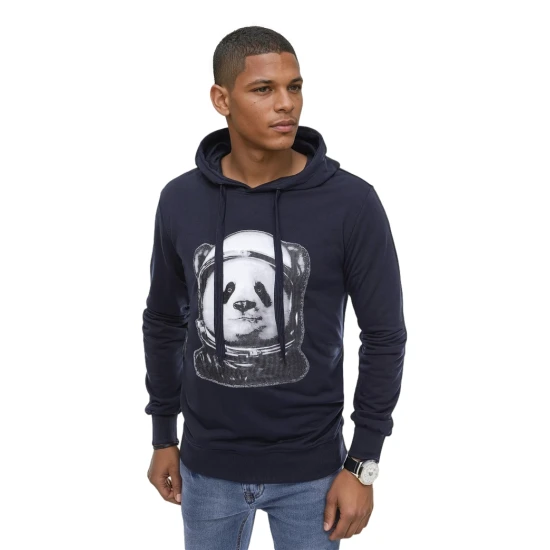 Vīriešu tumši zils džemperis Panda BX5131