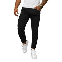 Vīriešu melni džinsi Novak