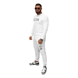 Vīriešu baltas treniņbikses Icon