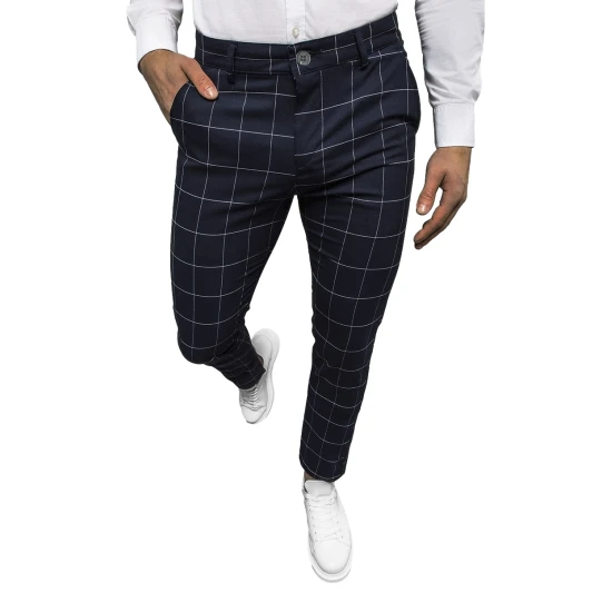 Vīriešu tumši zilas bikses Alton DJ/5505