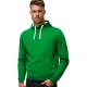 Vīriešu spilgti zaļš džemperis ar kapuci Buvoli JS/2009kelly