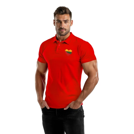 Vīriešu sarkans polo krekls Heart JS/8T80