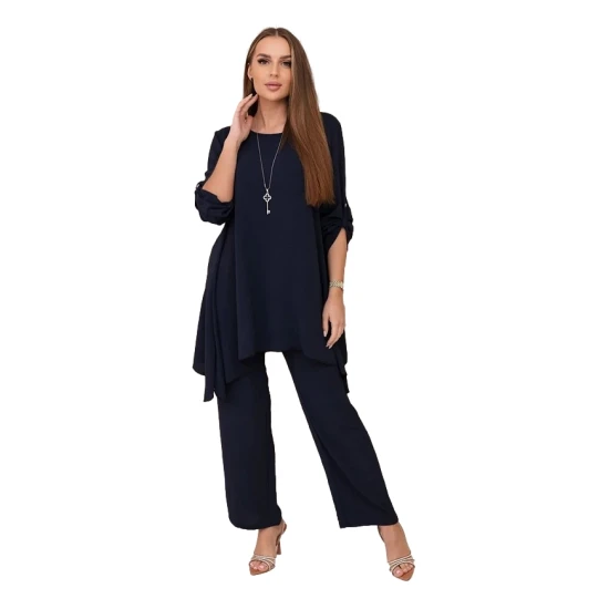 Sieviešu tumši zils komplekts Elis 28032