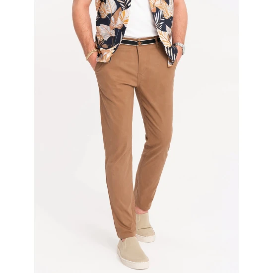 Brūnas vīriešu bikses Adam V4 OM-PACP-0118