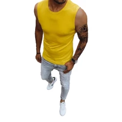 Vīriešu dzeltens T-krekls Lock