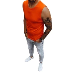 Vīriešu spilgti oranžs T-krekls Lock