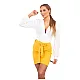 Women's yellow envelope skirt Bost 15201
