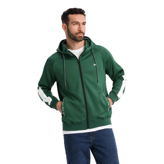 Vīriešu zaļš džemperis Dan V7 OM-SSZP-0210