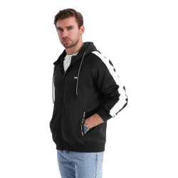 Vīriešu melns džemperis Dan