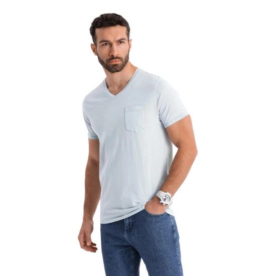 Vīriešu pelēks T-krekls Montel V8 OM-TSWT-0242