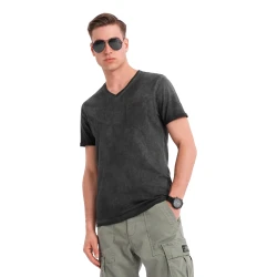 Vīriešu melns T-krekls Montel