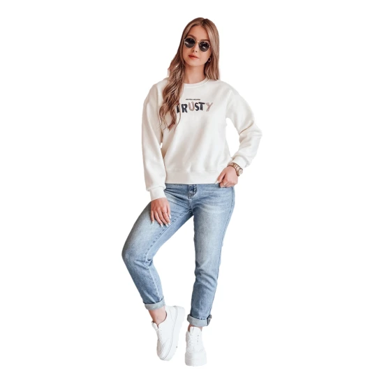 Sieviešu balts džemperis Trusty BY1411