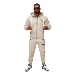 Brūns vīriešu treniņtērpu komplekts Icon