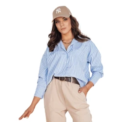 Sieviešu zils krekls CARLEE