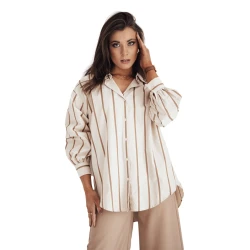 Sieviešu brūns krekls Delun