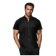 Vīriešu melns krekls ar īsām piedurknēm Soči O/V165