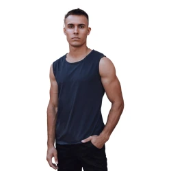 Vīriešu tumši zils T-krekls Lock