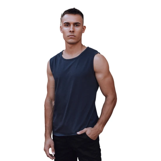 Vīriešu tumši zils T-krekls Lock RX5622