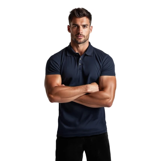 Vīriešu tumši zils polo krekls Casual JS/8T80/25