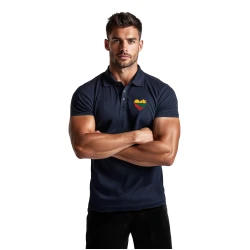 Vīriešu tumši zils polo krekls Heart