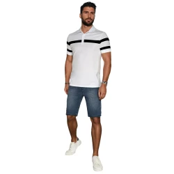 Vīriešu balts polo krekliņš Lima