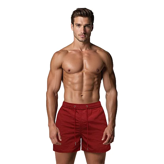 Vīriešu bordo krāsas šorti Vidi JS/XL018/21
