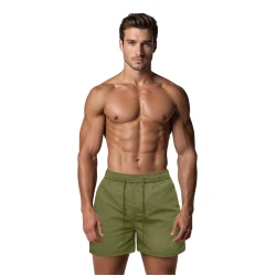 Vīriešu haki krāsas šorti Vidi