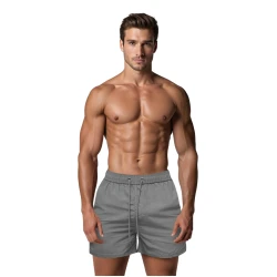 Vīriešu pelēkie šorti Vidi