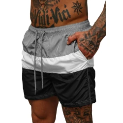 Peldbikses pelēki/melni Revel