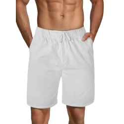 Vīriešu balti šorti Akel
