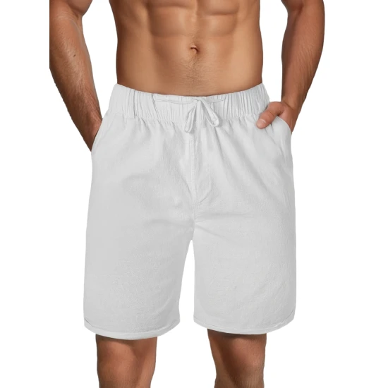 Vīriešu balti šorti Akel TMK/DC809/2