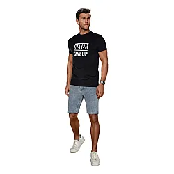 Men's light blue denim shorts Jack