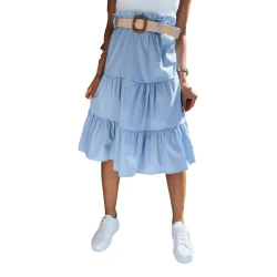 Sieviešu zili midi svārki Randina