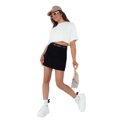 Sieviešu melni mini svārki Daniz