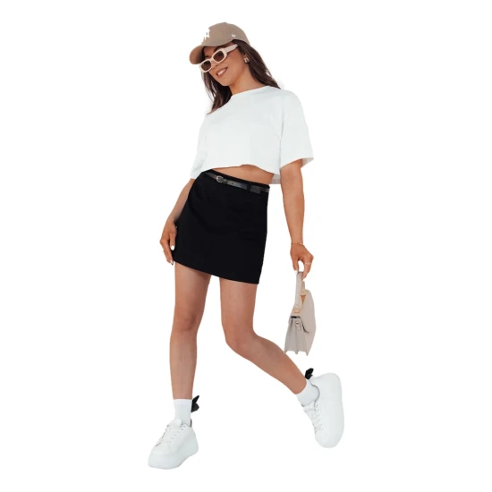 Sieviešu melni mini svārki Daniz CY0444