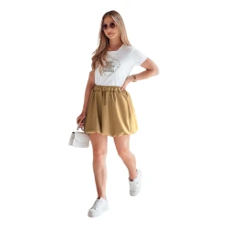 Sieviešu brūni svārki Puffella