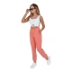 Sieviešu persikās krāsas treniņbikses STIVEL UY02719
