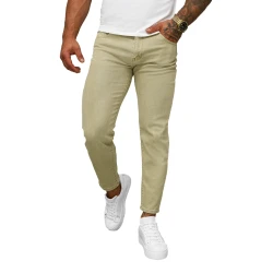 Vīriešu brūni džinsi Novak