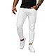 Men's white jeans Novak BL/JK884