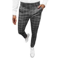 Tumši pelēkas klasiskās bikses Voel