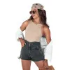 Sieviešu melni džinsa šorti Jeanlove SY0377