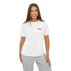 Sieviešu balts T-krekls Inlove